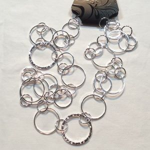 Silver Rings Necklace